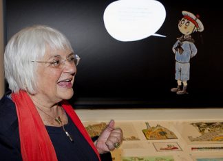 Una exposició repassa els 50 anys de dibuixos de Pilarín Bayés.