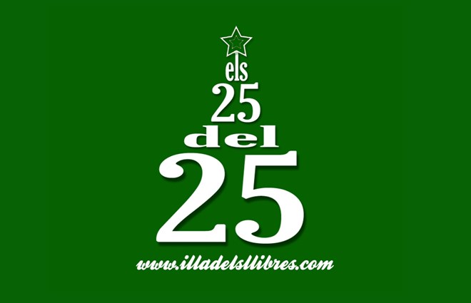 els 25 del 25 del 2013 illa dels llibres