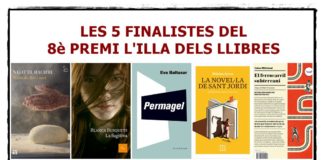 Ja tenim les 5 obres finalistes del 8è PREMI L’ILLA DELS LLIBRES
