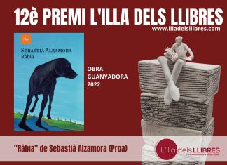 “Ràbia” de Sebastià Alzamora guanya el 12è Premi L’Illa dels Llibres