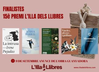 Les 5 novel·les finalistes del 15è PREMI L’ILLA DELS LLIBRES