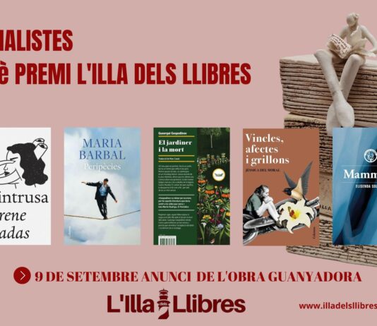 Les 5 novel·les finalistes del 15è PREMI L’ILLA DELS LLIBRES